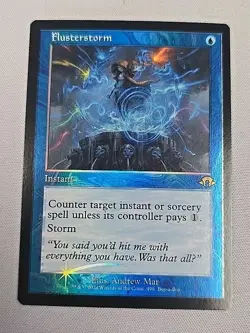 Flusterstorm, Buy a Box Promo Foil Card Modern Horizons - New 2024 - Image 1