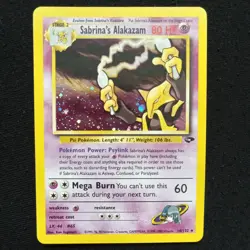 #16 Sabrina's Alakazam 16/132 Gym Challenge Holo Pokemon Card TCG - Image 1
