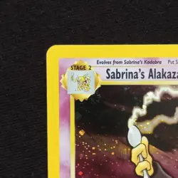 #16 Sabrina's Alakazam 16/132 Gym Challenge Holo Pokemon Card TCG - Image 2