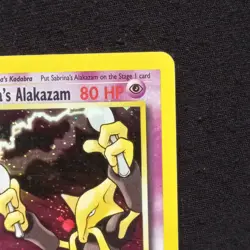 #16 Sabrina's Alakazam 16/132 Gym Challenge Holo Pokemon Card TCG - Image 3