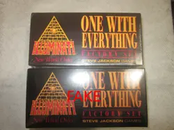 INWO 1995 FACTORY SET One With Everything Illuminati Card GAME *WARNING READ!* - Image 2