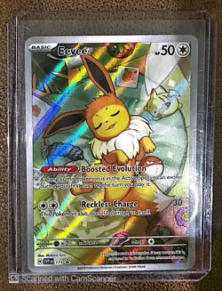 Pokemon TCG Eevee 173 Sv: Scarlet & Violet Promo Cards Holo Fresh Minty - Image 1