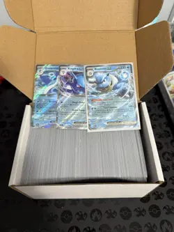 400+ Pokemon Card Bulk Common lot, + 3 ULTRA RARE V,EX,FA, or VMAX, for kids - Image 2