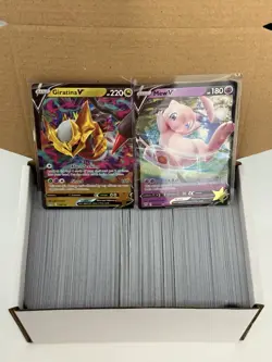 400+ Pokemon Cards Booster Pack Fresh Bulk Lot C/UC & Two Bonus Full Art V Cards - Image 2