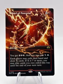 Wheel of Potential 0336 Borderless Modern Horizons 3 MH3 MTG NM - Image 1