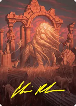 🧙Arahbo, The First Fang Gold Signature Art Series 26/54 FDN Foundations MTG - Image 1