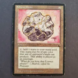MTG Magic the Gathering Fellwar Stone The Dark HP Heavy Play - Image 1