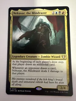 Magic The Gathering Nekusar, the Mindrazer Commander Masters Rare NM - Image 1