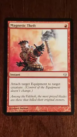 Magnetic Theft Fifth Dawn EX/LP #74 MTG Magic the Gathering Instant Red - Image 1
