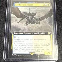 Lord of the Nazgul (Extended Art) Commander: the Lord of the Rings: Near Mint - Image 3