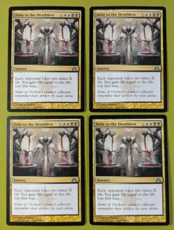 Debt to the Deathless x4 Dragon's Maze 4x Magic the Gathering MTG - Image 1