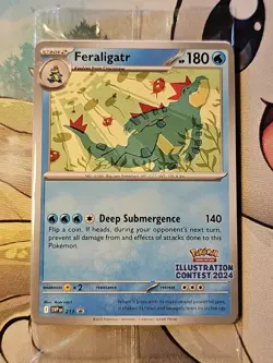 Pokemon Feraligatr Illustration Contest 2024 Promos Sealed SVP213 (Pikachu, Tox) - Image 1