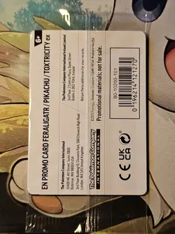 Pokemon Feraligatr Illustration Contest 2024 Promos Sealed SVP213 (Pikachu, Tox) - Image 2
