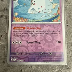 Togekiss - 072/191 - Reverse Holo Rare - Surging Sparks - Pokemon TCG - Image 3