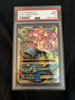 2016 Pokemon XY - M VENUSAUR EX #100/108 - Evolutions Full Art Holo PSA 9 - MINT - Image 1