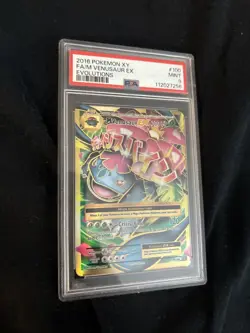2016 Pokemon XY - M VENUSAUR EX #100/108 - Evolutions Full Art Holo PSA 9 - MINT - Image 3