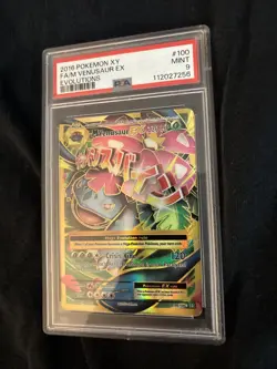 2016 Pokemon XY - M VENUSAUR EX #100/108 - Evolutions Full Art Holo PSA 9 - MINT - Image 4