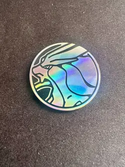 Suicune Silver Coin Holographic Pokemon TCG Exclusive Rare Exclusive Flip Coin - Image 1
