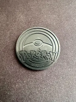 Suicune Silver Coin Holographic Pokemon TCG Exclusive Rare Exclusive Flip Coin - Image 2