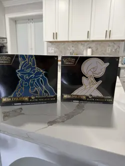 Pokemon Center Mega Evolutions ETB Set SEALED IN HAND WILL SHIP ASAP - Image 1
