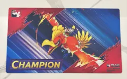 Play! Pokemon Ethan's Ho Oh League Cup Champion Playmat TCG Play Mat Brand New - Image 1
