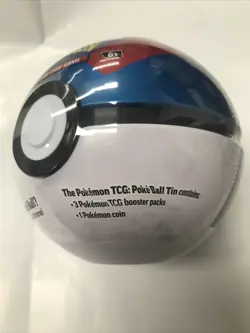 POKEMON TCG POKE BALL POKEBALL TIN - Blue Red A24 - Image 5