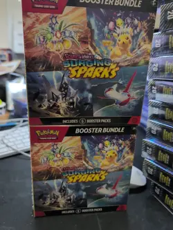 2 Pokemon Surging Sparks Booster Bundle Boxes Factory Sealed FREE SHIPPING! - Image 1
