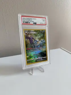 2022 Pokemon TCG • Vaporeon SWSH09: Brilliant Stars Trainer Gallery • TG02 PSA 9 - Image 2
