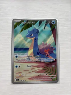 Pokemon TCG Destined Rivals Misty's Lapras Full Art Card 194/182 - Image 1