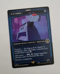 MTG K-9, Mark I Showcase 0537 Universes Beyond Doctor WHO Rare 2023 Card TCG ENG - Image 1