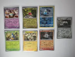 Pokemon Yuka Morii Illustrator Lot Of 7 Cards - All Reverse Holo - S&V Era - NM - Image 2