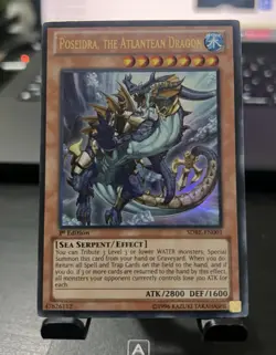 SDRE-EN001 Poseidra, The Atlantean Dragon Ultra Rare 1st Edition Yugioh Card NM - Image 1
