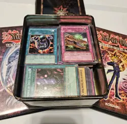Yu-GI-OH Metal Tin, Binders, and Cards Lot Bundle - Image 3