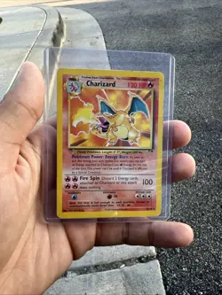 2002 Charizard Non-Graded Pokemon Card From A Childhood Collection, Decent Shape - Image 1