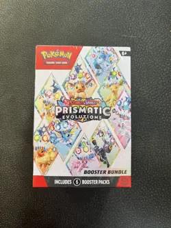 Pokemon SV Prismatic Evolution Booster Trading Card Bundle (Brand New & Sealed) - Image 1