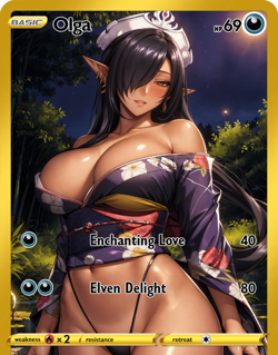 LoveangelGames- Custom Card-Silent Night - Olga - Image 1