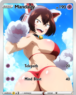 LoveangelGames- Custom Card- SwimSuit Series- Mandalay - Image 1