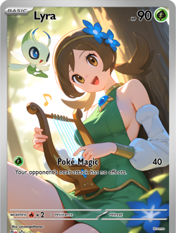 LoveangelGames-Season 2- Custom Card- Waifu Universe-Lyra - Image 1