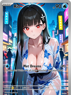 LoveangelGames-Season 2- Custom Card- Waifu Universe-Rio Dreams - Image 1
