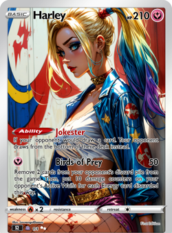 LoveangelGames- Custom Card-Character Set- Harley - Image 1