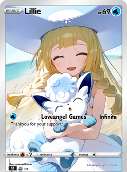 LoveangelGames- Custom Card-Character Set-Lillie - Image 1