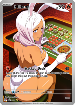 LoveangelGames-Season 2- Custom Card- Waifu Universe- Hibana - Image 1