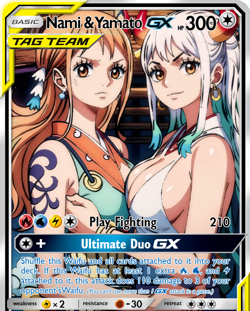 LoveangelGames- Custom Card-Tag Team Series- Nami & Yamato - Image 1