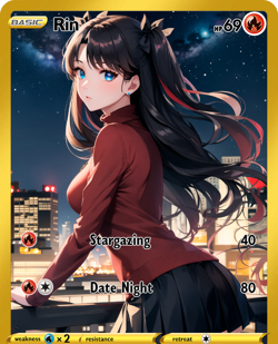 LoveangelGames- Custom Card-Silent Night -Rin - Image 1