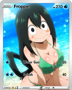 LoveangelGames- Custom Card- SwimSuit Series- Froppie - Image 1