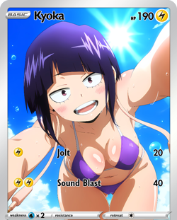 LoveangelGames- Custom Card- SwimSuit Series- Kyoka - Image 1