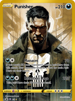 LoveangelGames- Custom Card-Superhero Series- Punisher - Image 1