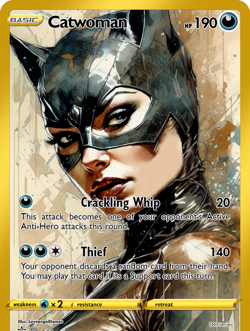 LoveangelGames- Custom Card-Superhero Series- Catwoman - Image 1