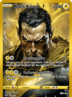 LoveangelGames- Custom Card-Superhero Series- Black Adam - Image 1