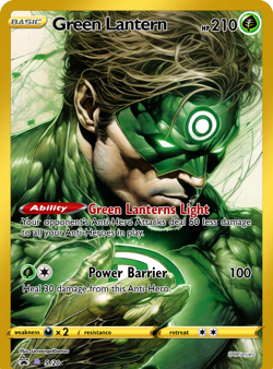 LoveangelGames- Custom Card-Superhero Series- Green Lantern - Image 1